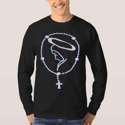 T-shirt Faith Rosary Christian Religious Bible (Devant)