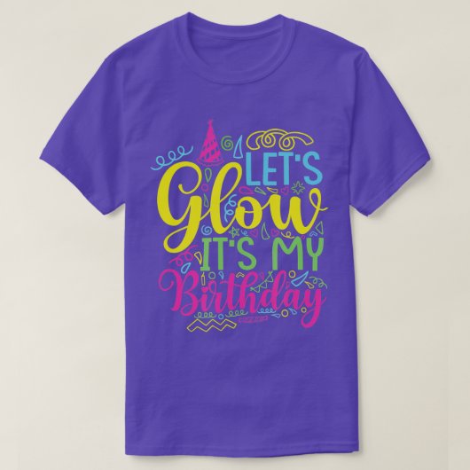 T-shirt Faîtrons son anniversaire pour les femmes filles A (Design devant)