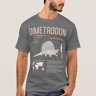 T-shirt Faits amusants sur le dinosaure Dimetrodon Science