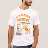 T-shirt Faits de Cancer (Devant)
