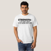 T-shirt Faits de force (Devant entier)