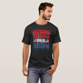 T-shirt Faits sur les sentiments nous Drapeau République d (Devant entier)