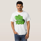 T-shirt FAK YOU ! ... Courge verte (Melon d'hiver) (Devant entier)