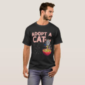 T-shirt Fake Cat Opossum pour Possum et Raccoon 11 (Devant entier)