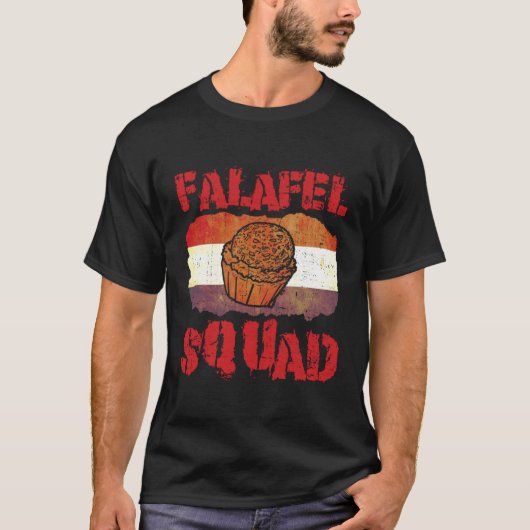 T-shirt Falafel Squad Levantine Food Chef Hummus (Devant)