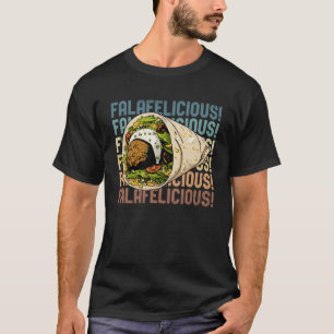 T-shirt Falafelicious Hummus Squad Falafel Chef alimentair