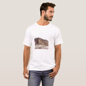 T-shirt Falaise pure se levant au-dessus des nuages (Devant entier)