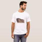 T-shirt Falaise pure se levant au-dessus des nuages (Devant entier)
