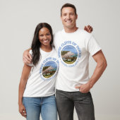 T-shirt Falaises blanches de Douvres (rd) (Unisexe)