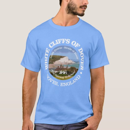 T-shirt Falaises blanches de Dover (e) (Devant)