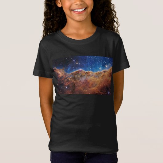 T-Shirt Falaises cosmiques Carina Nebula Space Webb Telesc (Devant)
