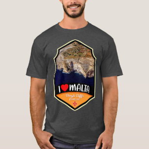 T-shirt Falaises Dingli De Malte De Airliner