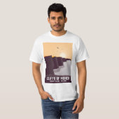 T-shirt Falaises du comté de Moher Clare, Irlande. (Devant entier)