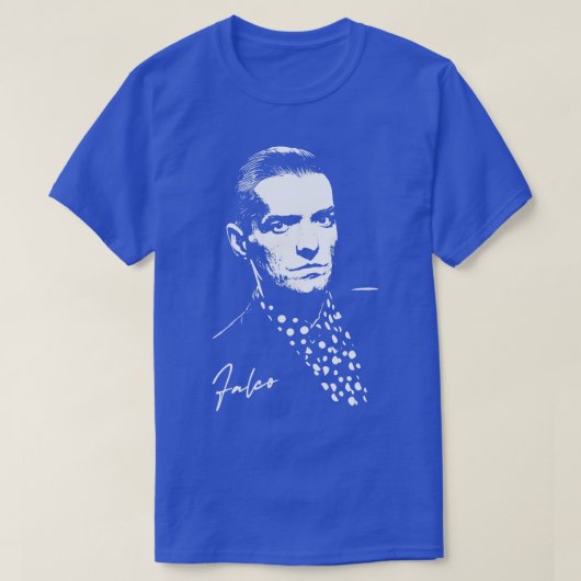 T-shirt Falco 80s Retro Design 1 (Design devant)