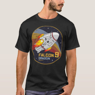 T-shirt Falcon 9 - Dragon d'équipage Nasa