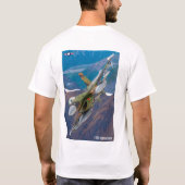 T-SHIRT FALCON DE COMBAT F-16C (Dos)