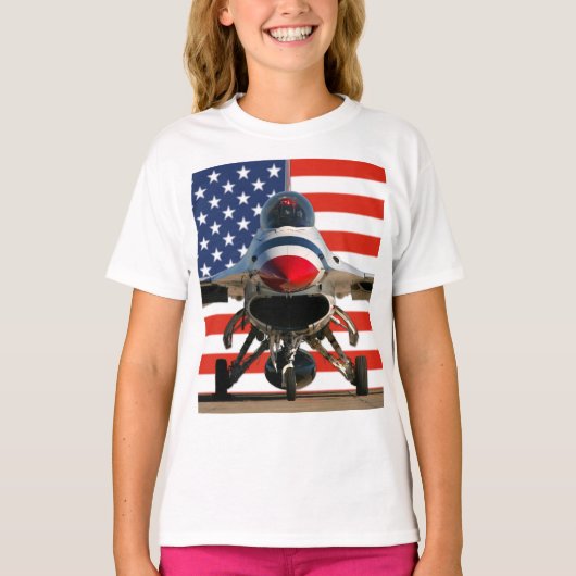 T-SHIRT FALCON DE COMBAT F-16C (Devant)