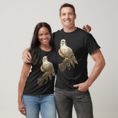 T-shirt Falcon Perch sur Trainer Gants Falconry Falconer (Unisexe)