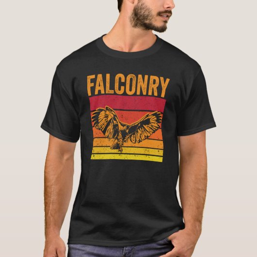 T-shirt Falcon Retro Sunset Falcone (Devant)