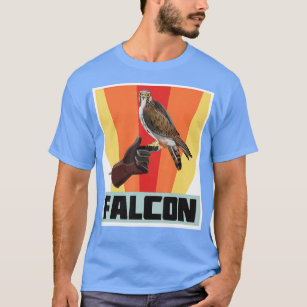 T-shirt Falcon Retro Vintage avec faucon et aigle
