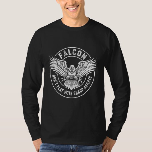 T-shirt Falcon Sharp Objets Falconry Ornithologue Aigle (Devant)