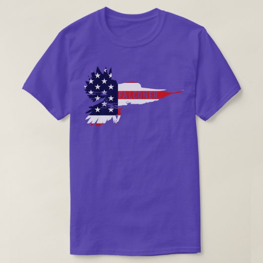 T-shirt Falconer américain (Design devant)