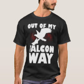 T-shirt Falconer Chasseur Falconer Tracker Chasse au canar (Devant)