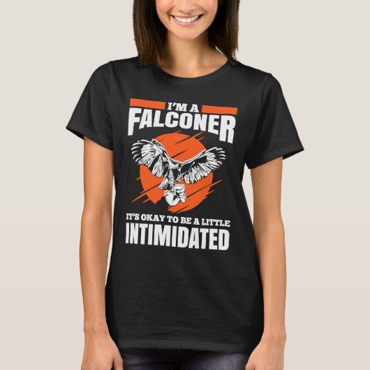 T-shirt Falconer Chasseur Falconer Tracker Chasse au canar (Devant)