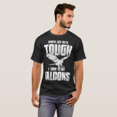 T-shirt Falconer Dad Falconry When Life Gets Tough (Devant entier)