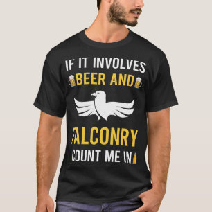 T-shirt Falconer De Bière Et De Falcone