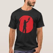 T-shirt Falconer Red Sun Falcon chasse (Devant)
