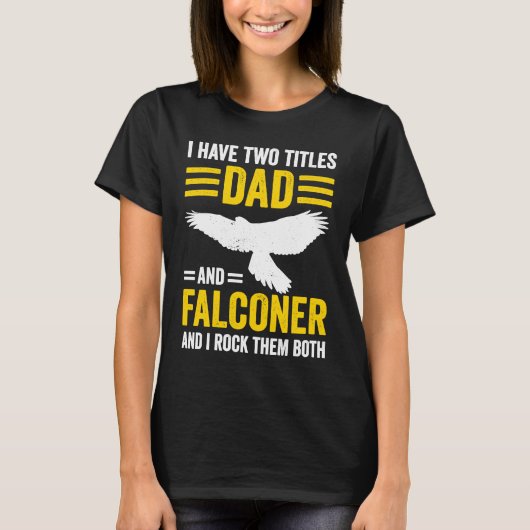 T-shirt Falconry et Falconer (Devant)