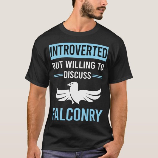 T-shirt Falconry Falconer introduit (Devant)