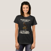 T-shirt Falconry falconer ornithologie oiseaux chasse oise (Devant entier)