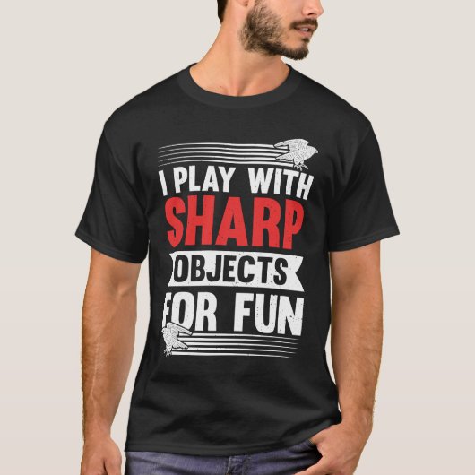 T-shirt Falconry Sharp Objects Falconer Bird ornithology a (Devant)