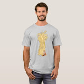 T-shirt Fall Chipmunk Et Haystack (Devant entier)