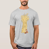 T-shirt Fall Chipmunk Et Haystack (Devant)