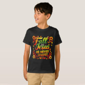 T-shirt Fall Christian Thanksgiving Autumn Jesus My Favour (Devant entier)
