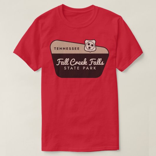 T-shirt Fall Creek Falls State Park Tennessee Affiche de b (Design devant)