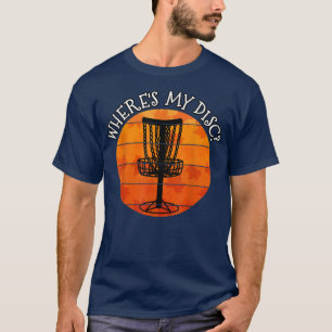 T-shirt Fall Disk Golf, Où Mon Disque, Disk Golfer, Autum