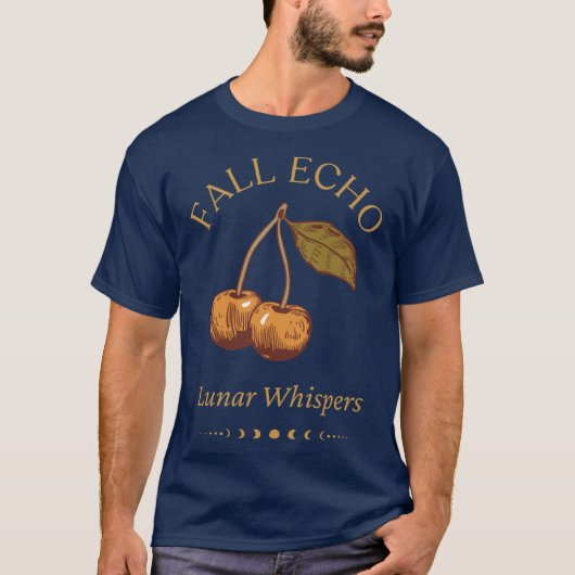 T-shirt FALL ECHO Lunar Whispers Autumn Echo and Lunar Mys (Devant)