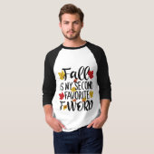 T-shirt Fall est My Second Favorite F-Word (Devant entier)