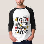 T-shirt Fall est My Second Favorite F-Word (Devant)
