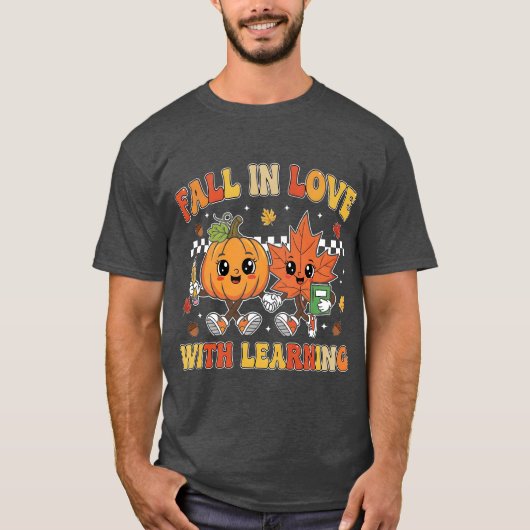 T-shirt Fall in Love With Learning (Devant)