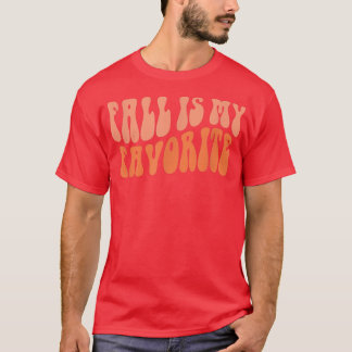 T-shirt Fall Is My Favorite Hello Fall Vibes Pumpkin Thank
