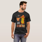 T-shirt Fall Leaf Grandma Pumpkin Snowman Thanksgiving Aut (Devant entier)