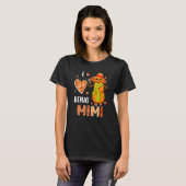 T-shirt Fall Leaf Mimi Pumpkin Snowman Thanksgiving Autumn (Devant entier)