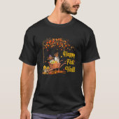 T-shirt Fall Y'all Jack Russell Autumn Fall Maple Leaf Men (Devant)