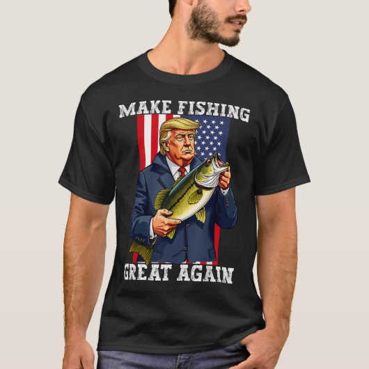 T-shirt Fallfish drapeau américain 1 (Devant)