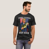 T-shirt Fallfish drapeau américain 1 (Devant entier)